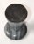 1980s Art Deco Style Slate Gray Marble Pillar Candle Holder For Sale - Image 10 of 13