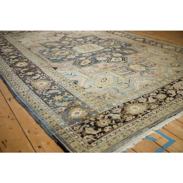 Vintage Distressed Heriz Carpet - 8'1" x 10'8" For Sale - Image 9 of 13