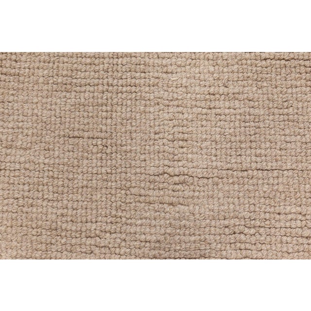 Modern Modern Brown Flat-Weave Wool Rug by Doris Leslie Blau For Sale - Image 3 of 6