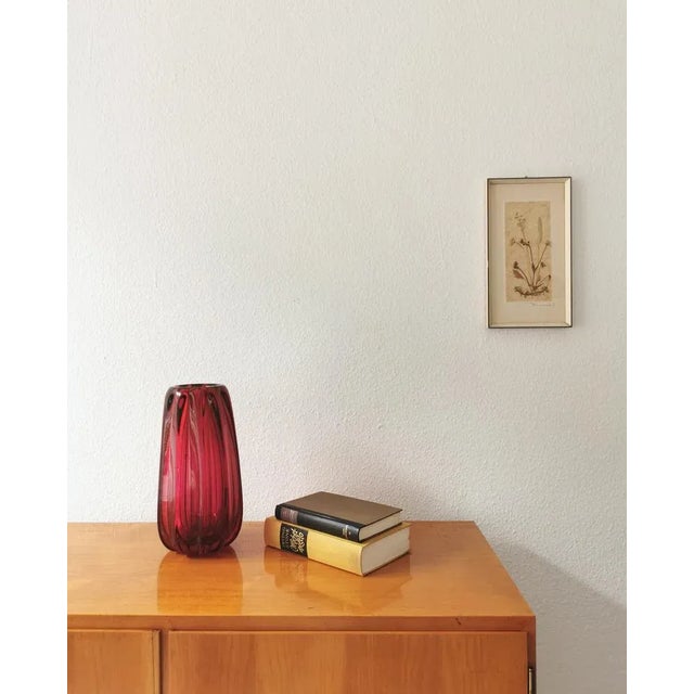 Mid-Century Vase in Crystal Glass from Val Saint Lambert, 1960s For Sale - Image 4 of 9