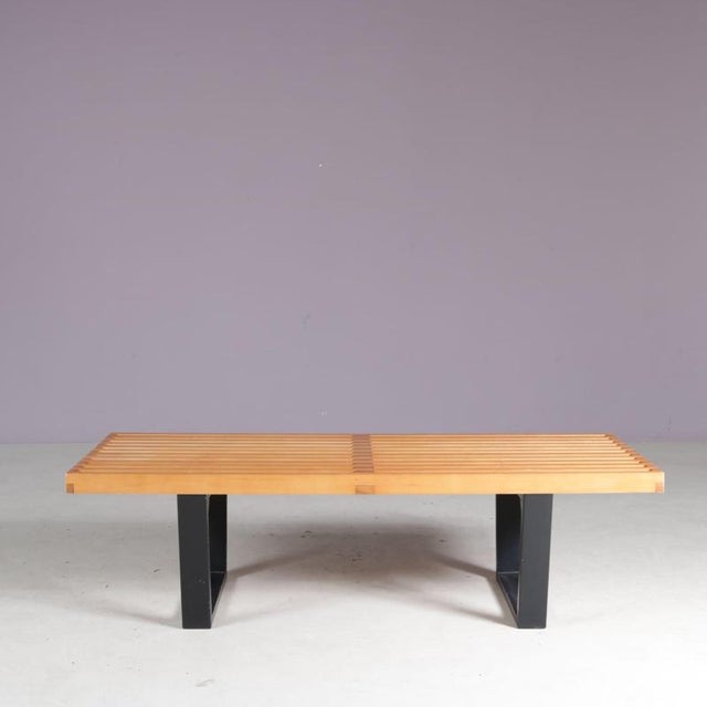 Bench in the style of George Nelson, The Netherlands, 1970s For Sale - Image 12 of 16