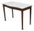 English 1820s Mahogany Server with White Veined Marble Top and Lateral Drawer For Sale