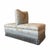 Wood Vintage French Banquette Chaise Lounge by Jean-Rémy Couradette, 1999 For Sale - Image 7 of 7