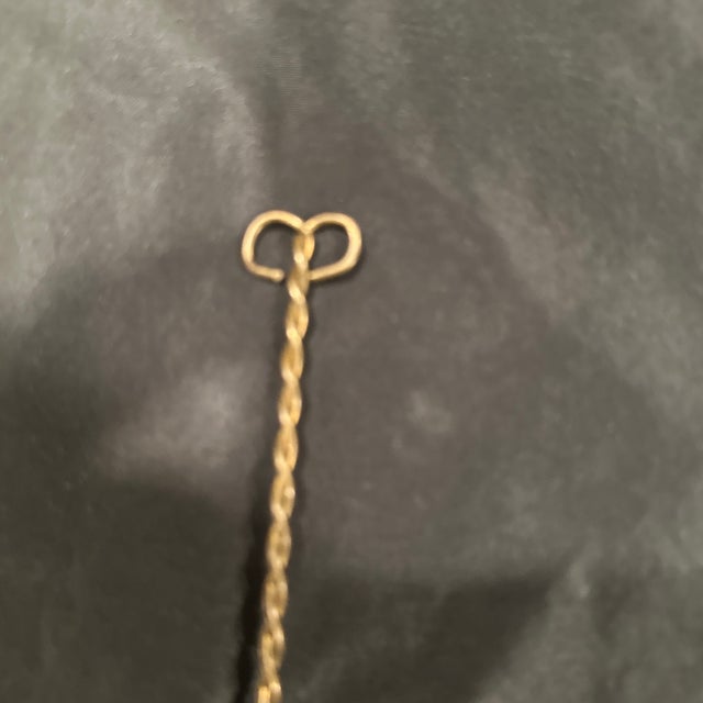 Metal Vintage Handmade Brass Wire or Bronze Twisted Wire Spider/Net Strainer For Sale - Image 7 of 7