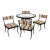 Thinline Klismos Patio Set For Sale