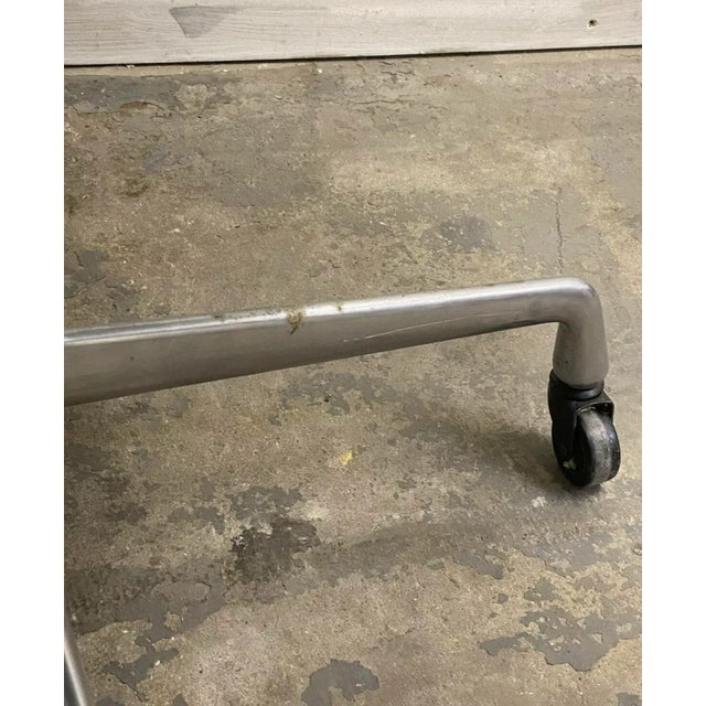 White 1970s Vintage Herman Miller Charles and Ray Eames Off White Laminate Universal Table For Sale - Image 8 of 9