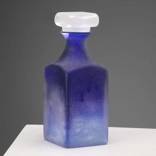 Vintage Glass Bottle by Gino Cenadese, Italy, 1960s For Sale - Image 12 of 12