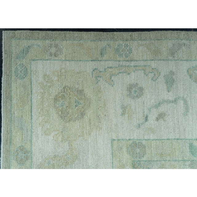Turkish Oushak Rug 9'2" x 12'4" #19424 For Sale - Image 4 of 8