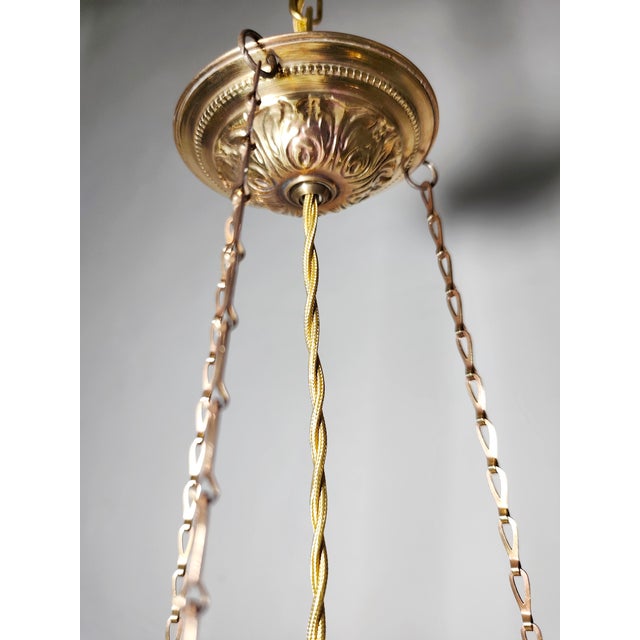 1930s Art Nouveau Ceiling Lamp, Spain, 1930s For Sale - Image 5 of 13