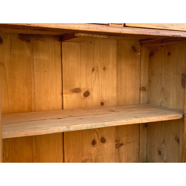 Late 19th Century Pine Dresser Base With Two Doors and Two Drawers For Sale - Image 15 of 18
