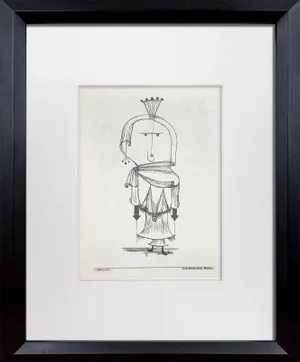 Paul Klee Lithograph Ltd Edition “The Witch With the Comb" W/Frame Included