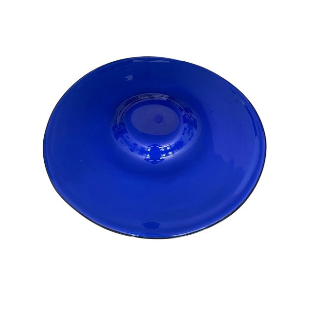 Nemtoi Fine Glass Art Sculptural Platter- Signed For Sale - Image 4 of 8