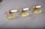 Louis XVI Gilt Metal Wall Sconces with Oval Beaded Backplates, 1950s, Set of 3 For Sale - Image 4 of 7