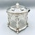 Antique Edwardian English Biscuit Barrel with Silver Plated and Cut Glass Liner, England, 1900 For Sale - Image 9 of 18