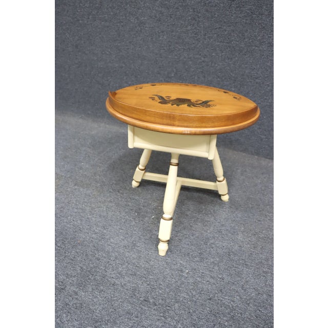 1940s Heywood Wakefield Round Table For Sale - Image 5 of 7