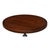 Industrial Bistro Table with Solid Walnut Top, 32 Inch Round For Sale - Image 4 of 12