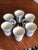 Italian Italian Hand-Crafted Coffee Cups in Blue & White by Ceramiche Bizzirri-6 Pieces For Sale - Image 3 of 9