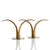Liljan Brass Candlesticks by Ivar Åhlenius Björk for Ystad Metall, Sweden, 1940s, Set of 2 For Sale - Image 6 of 6