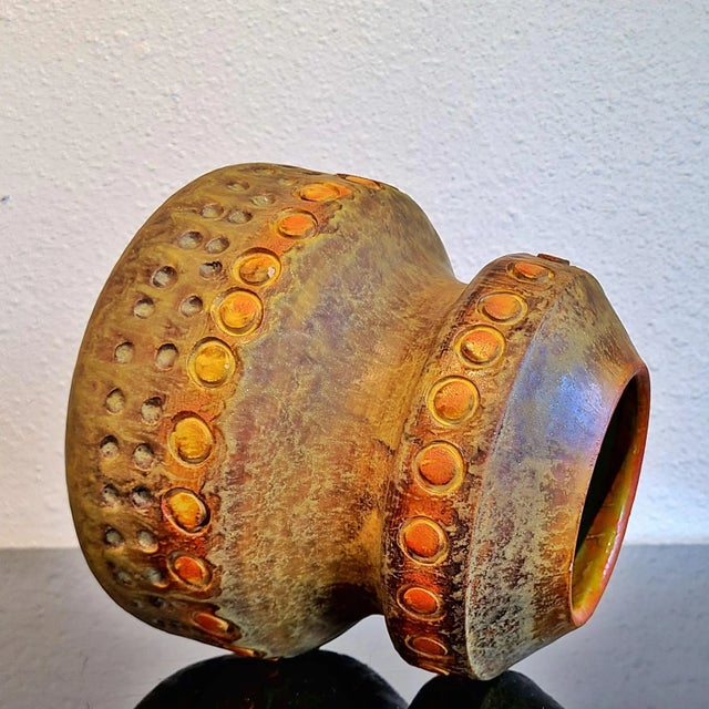 Ceramic Large Alvino Bagni Double Gourd Vase for Raymor For Sale - Image 7 of 11