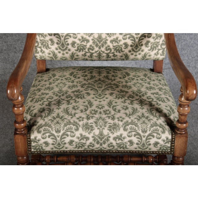 Antique Walnut Armchair, 19th Century For Sale - Image 4 of 18