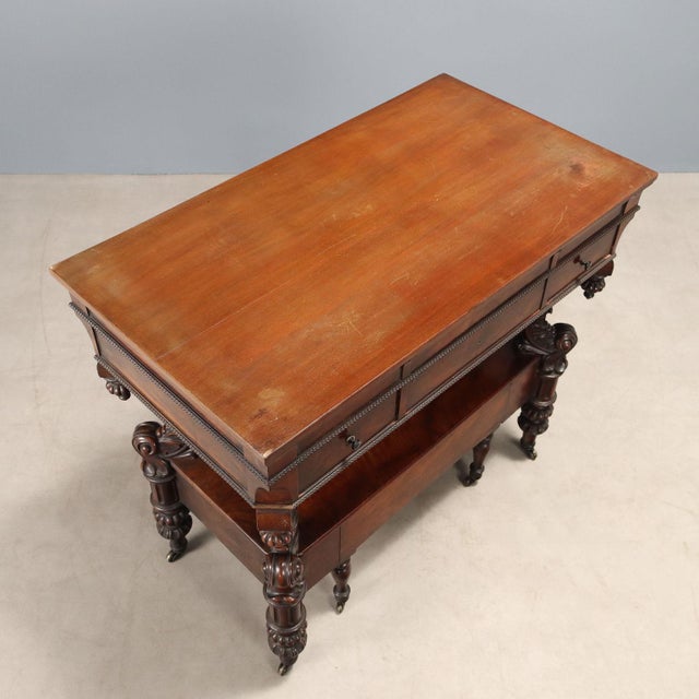 Louis Philippe Mahogany Dressing Table For Sale - Image 10 of 12