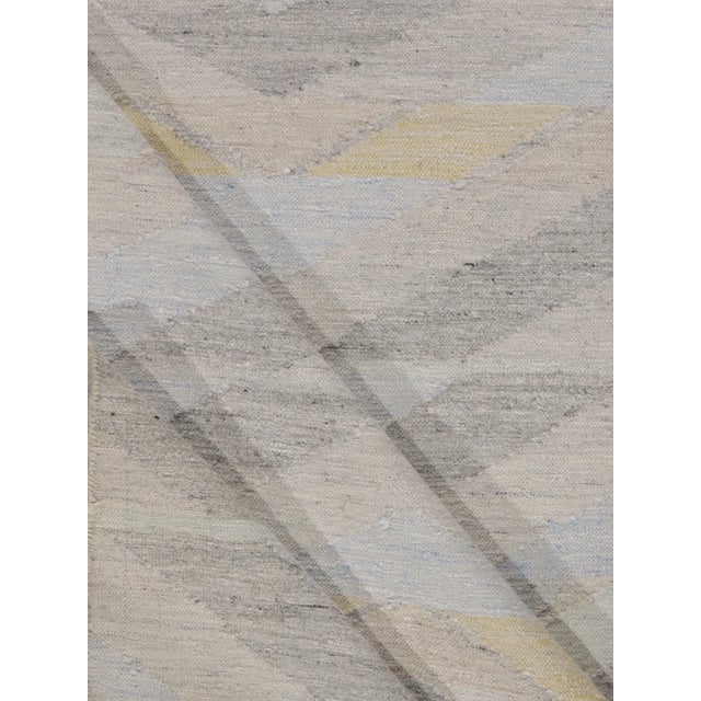 Textile Swedish Style Kilim Deco Flatweave Rug 8' X 10' For Sale - Image 7 of 10