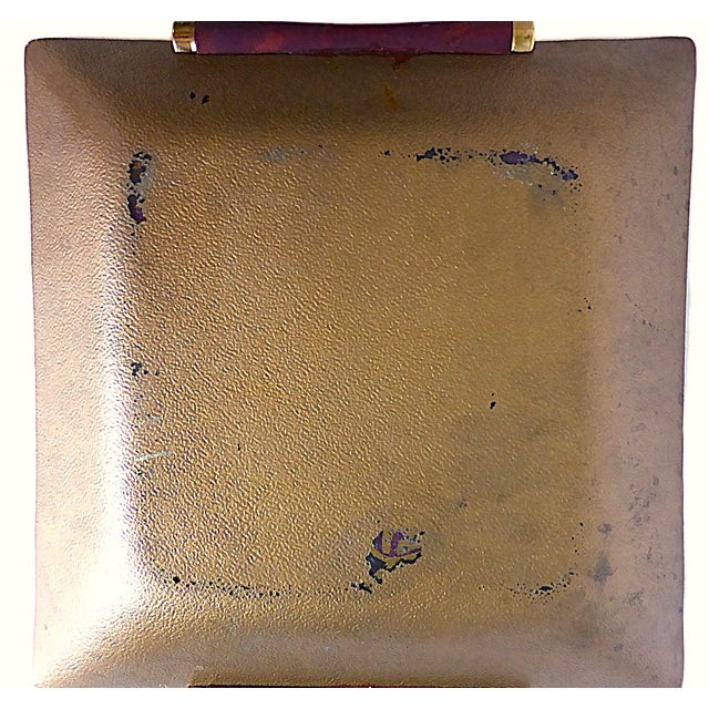 1960s Decorative Mid Century Glass Serving Platters by Georges Briard and Colony - a Pair For Sale - Image 9 of 13