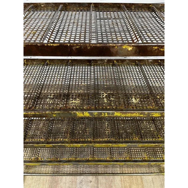 Industrial Industrial Cart Rack in Iron For Sale - Image 3 of 9