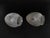 Metal 1950s Nickel-Plated Brass Acorn Flush Mounts – Hand-Cut Crystal Shades - a Pair For Sale - Image 7 of 9