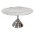 1980's Post Modern Memphis Milano Style Dining Table, Carrara Marble Top For Sale