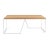 Contemporary Grão #1 Center Table in Light Cork with White Legs by Mendes Macedo for Galula For Sale - Image 3 of 6