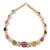 Bochic “Capri” Vintage Ruby & Fancy Color Sapphire Necklace Set 18K & Silver For Sale - Image 4 of 10