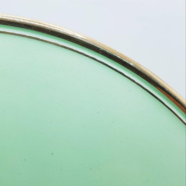 French Hand Painted Cake Plate by Proceram, 1950s For Sale - Image 10 of 16