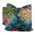 Clarke & Clarke "Fiore" in Midnight/Spice 22" Pillows-a Pair For Sale