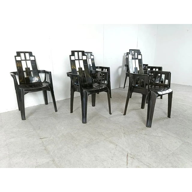Pierre Paulin Boston Chairs by Pierre Paulin for Henry Massonnet, 1988, Set of 6 For Sale - Image 4 of 13