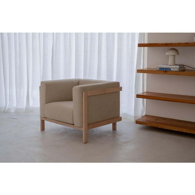 Minimalist Modern Lounge Chair by Julien Renault For Sale - Image 11 of 18