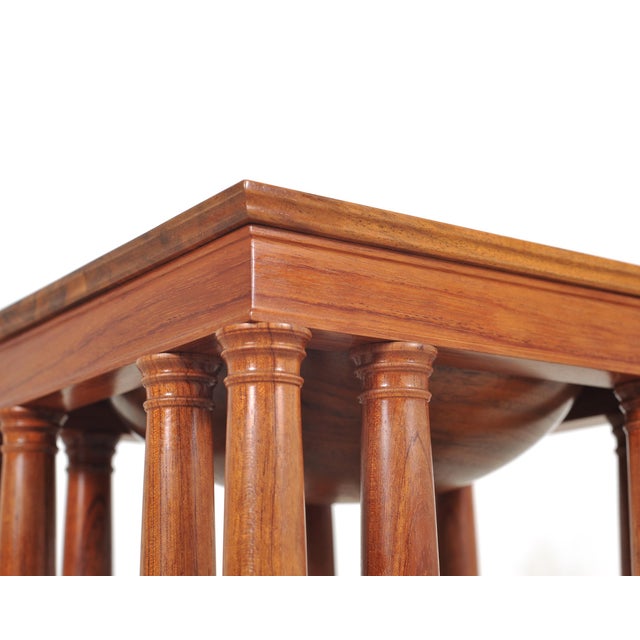 Neoclassical Greco-Roman Walnut Bubinga Rosewood Signed Bowl For Sale In Sacramento - Image 6 of 18