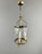 Metal 20th Century Brass and Glass Lantern Pendant Light For Sale - Image 7 of 7