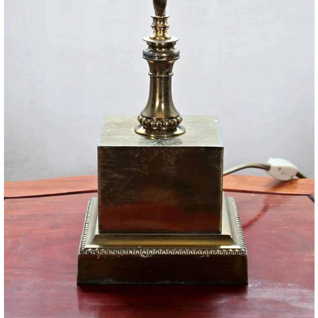 Large Table Lamp in Brass For Sale - Image 4 of 5