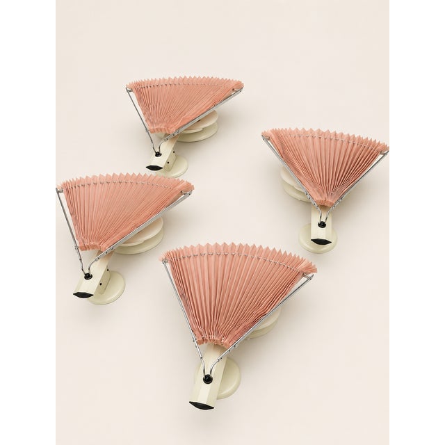 Quattro Butterfly Wall Lights by Afra & Tobia Scarpa for Flos, 1970s, Set of 4 For Sale - Image 3 of 10