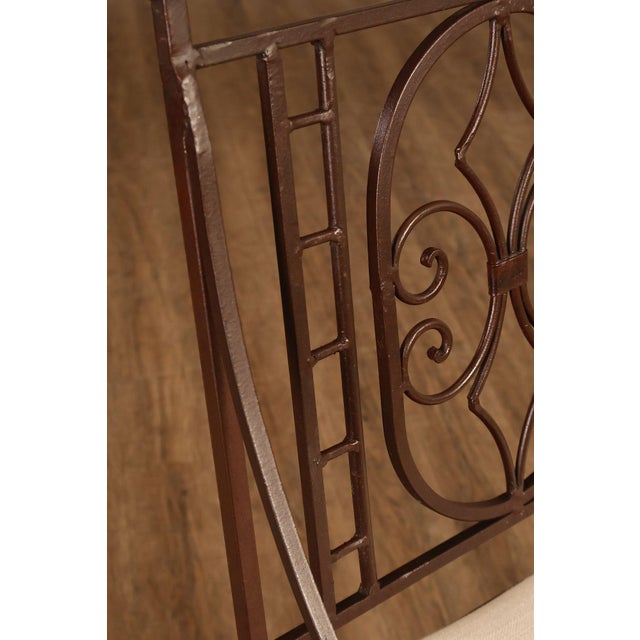 French Art Deco Style Set of Four Counter Stools For Sale - Image 11 of 18