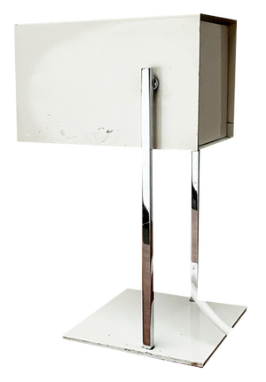 Mid-Century Minimalist German Cube Table Lamp from Kaiser Idell Leuchten, 1960s