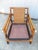 Mid Century John Wisner for Ficks Reed Pagoda Lounge Chair & Ottoman Set ~ Vintage Rattan & Bamboo Seating For Sale - Image 11 of 17