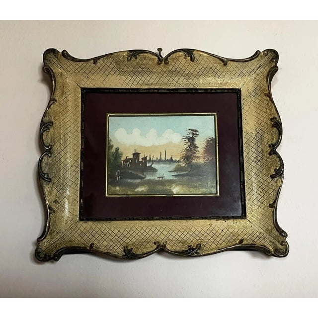 1950s Lucio Cargnel, Landscape, Oil on Cardboard, 1950s, Framed For Sale - Image 5 of 12