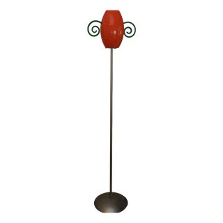 Italian Murano Glass Standard Lamp from Barovie and Toso, 1990s For Sale