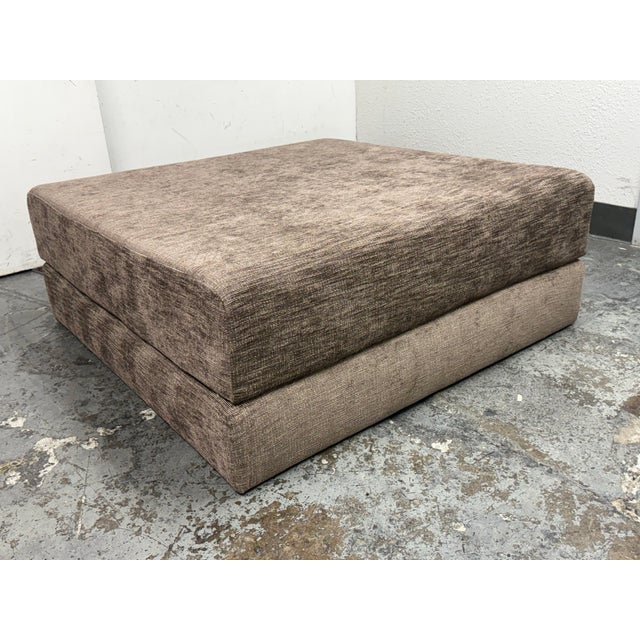 Contemporary Gina Bershneider Custom Design Ottoman For Sale - Image 3 of 12