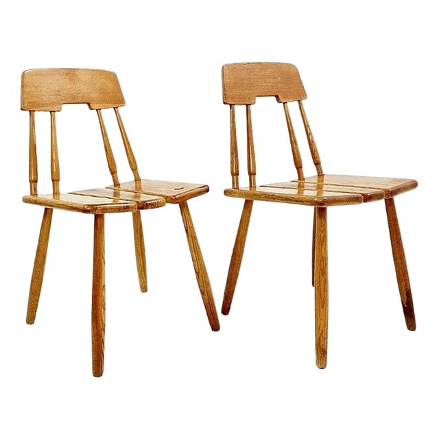 Set of Vintage Chairs by Carl-Gustav Boulogner for Ab Bröderna Wigells For Sale