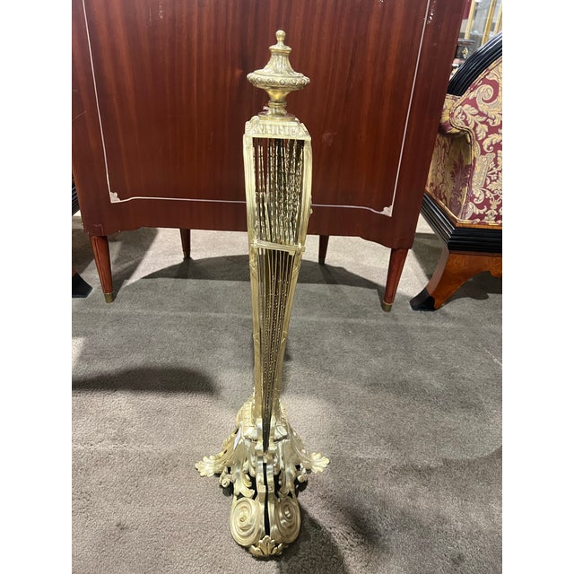 2020s Antique Peacock Style Fireplace Screen For Sale - Image 5 of 5