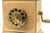 Vintage Brass and Wood Telephone, Italy, 1930s For Sale - Image 4 of 7