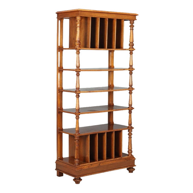 Late 19th Century Walnut Étagère, Italy For Sale